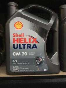 Shell helix ultra SN 0W-20 5 литр.jpg
