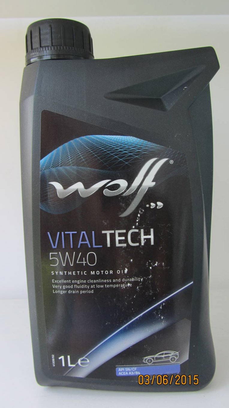 Wolf VitalTech 5W 40 oil club.ru