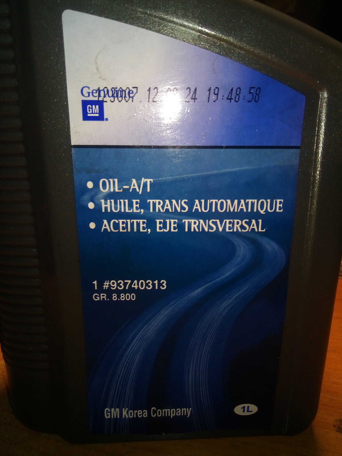 Atf gm. GM масло трансмиссионное 93740313. 93740313 GM. Dexron ATF 3 GM масло. Шевроле Круз 1/8 масло АКПП 93740313.