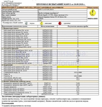 Amsoil Signature Series 0W-40 Skoda Superb 7 145км.gif