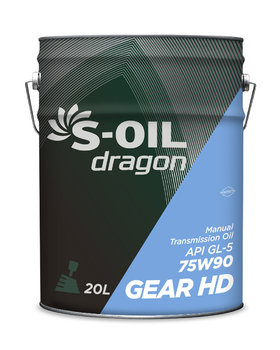 S-Oil Dragon Gear HD 75W-90 API GL-5 Image.jpg