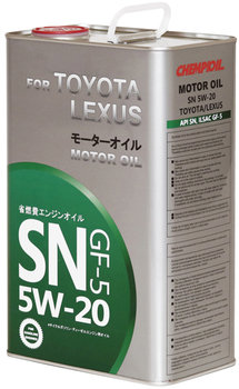 Toyota Lexus Motor oil 5W-20 by CHEMPIOIL 5W20 08880-10605 metal 4 л..jpg