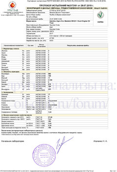 Idemitsu Zepro Eco Medalist 0W-20 + Eurol Engine Oil Treat отработка на Hyundai Creta после 5070км копия.jpg