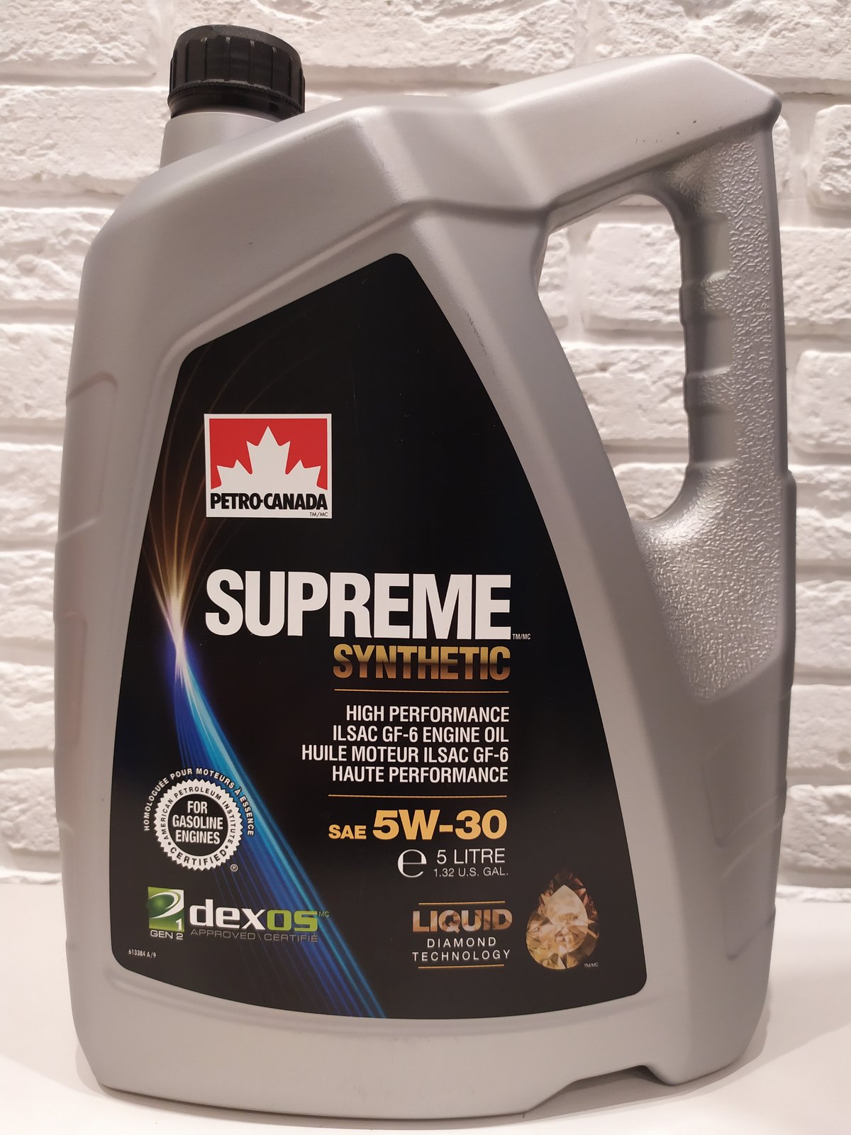 PetroCanada Supreme Synthetic 5W30 (API SPRC, ILSAC GF6A, GM Dexos1