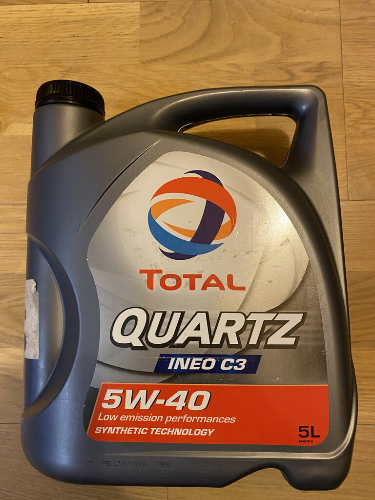 Total Quartz Ineo C3 5W40 свежее Лабораторные анализы