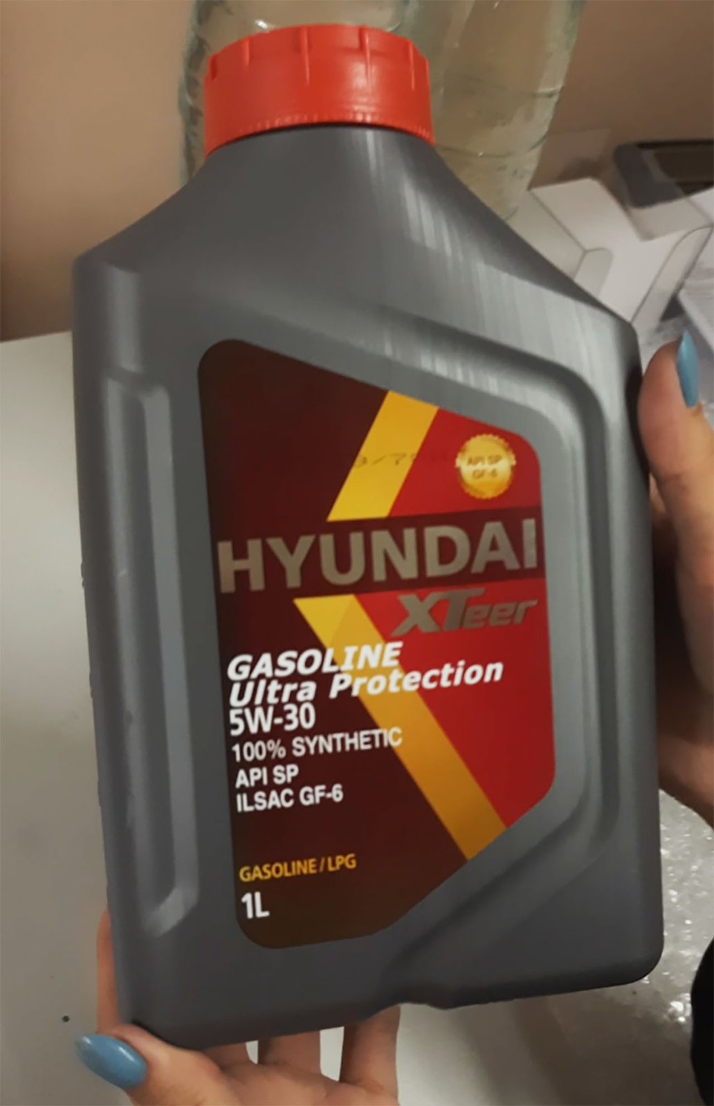 Hyundai Xteer Gasoline Ultra Protection 5W-30 API SP свежее .