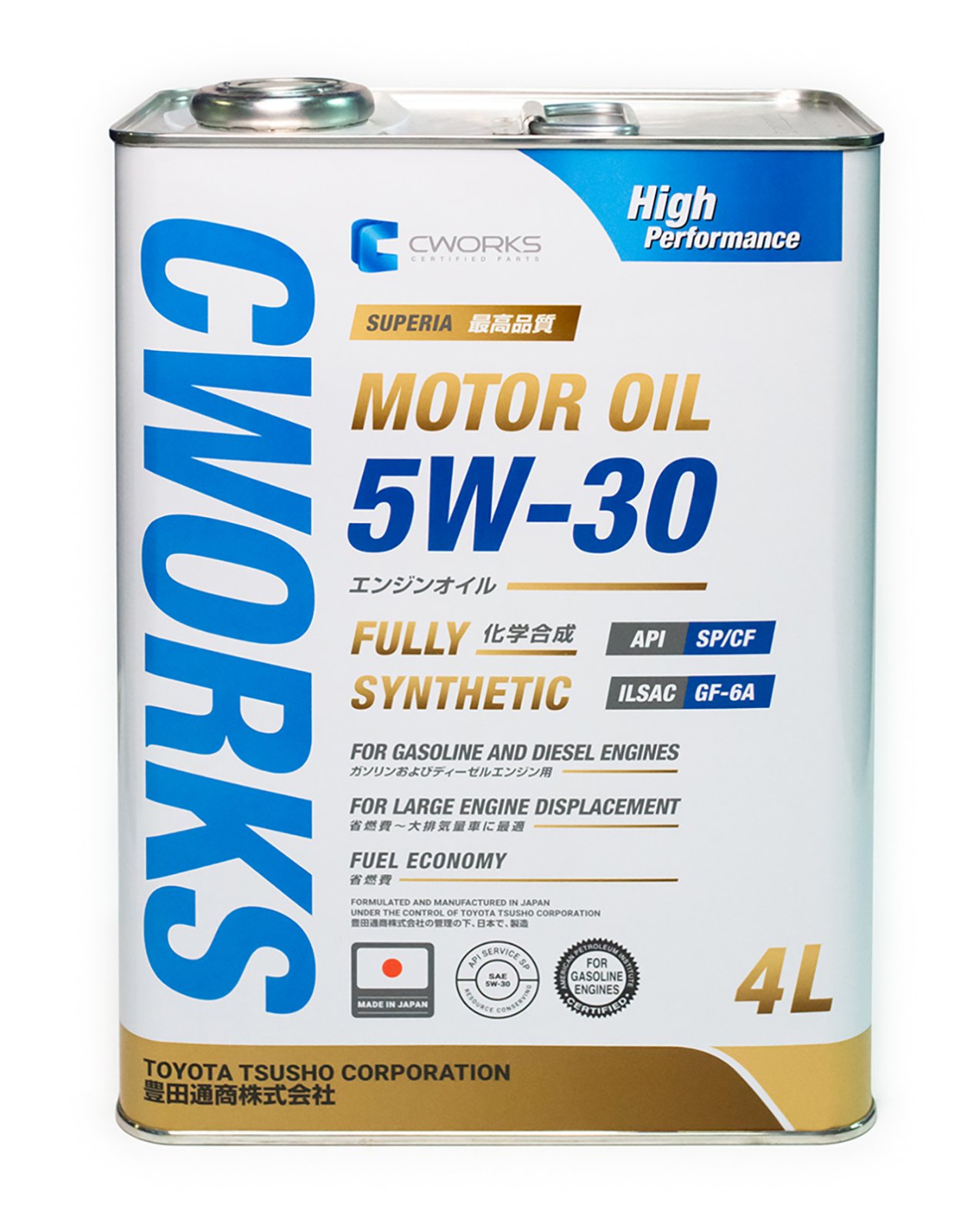 CWorks Superia Motor Oil 5W-30 API SP свежее - Лабораторные анализы .