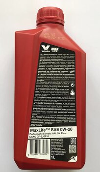 Valvoline Maxlife 0W-20 API SN Plus photo1.jpg