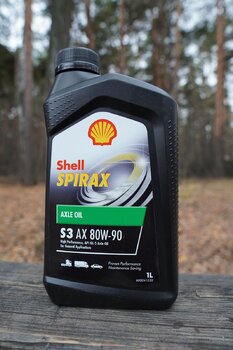 Shell Spirax S3 AX 80W-90 API GL-5 photo1.JPG