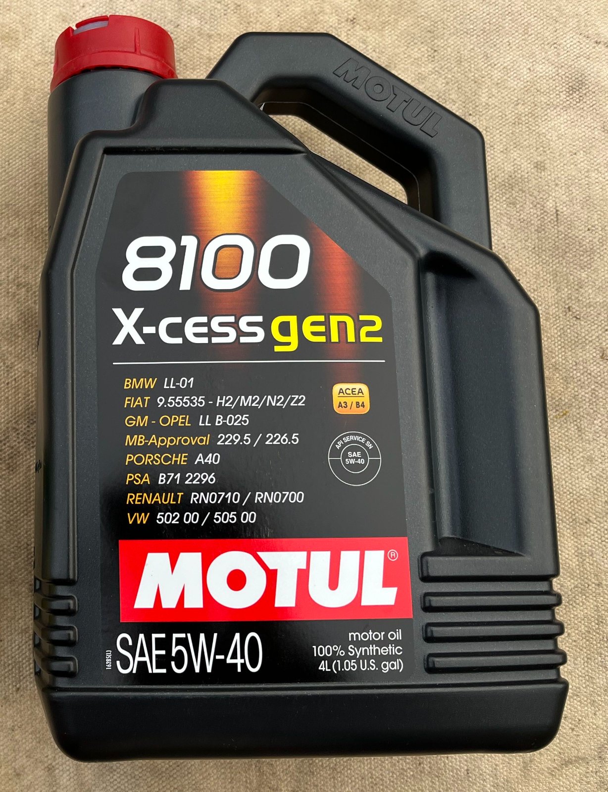 Motul 8100 X Cess Gen2 5W 40 5 