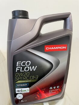 Champion Eco Flow 0W-20 API SP D1-3 photo1.jpeg