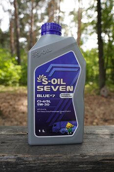 S-Oil Seven Blue #7 5W-30 API CI-4 photo1.JPG