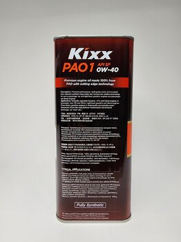 Kixx PAO1 0W-40 API SP photo2.jpg