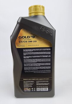 S-Oil Gold 9 0w-20 API SP ACEA C5 C6 2.jpg