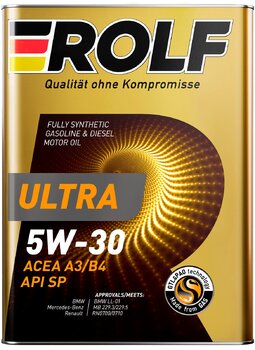 Rolf Ultra SAE 5W-30 ACEA A3-B4 API SP (GTL) 4л.jpg