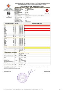Протокол № 2908_3 от 16.07.2025 отработанного ATF 1 заводской заливки из АКПП AISIN ATN8 Peugeot 308 III 2022гв.jpg